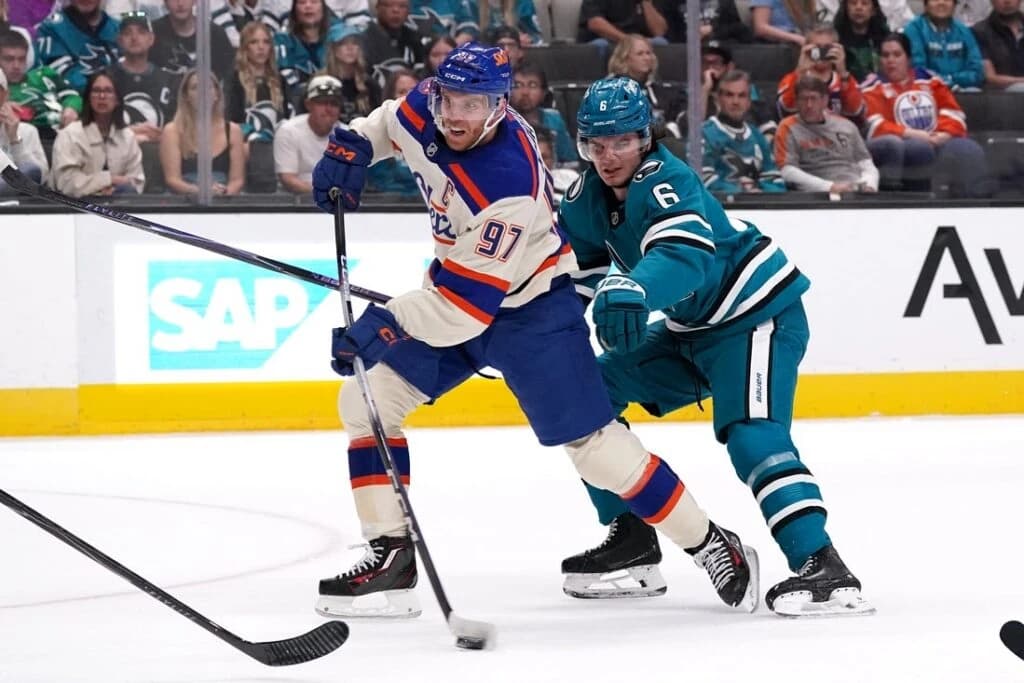 Macklin Celebrini scores in return, but Oilers stifle Sharks