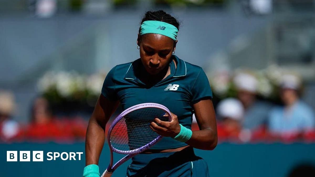 Madrid Open: Coco Gauff battles back to beat Sorana Cirstea despite stomach virus