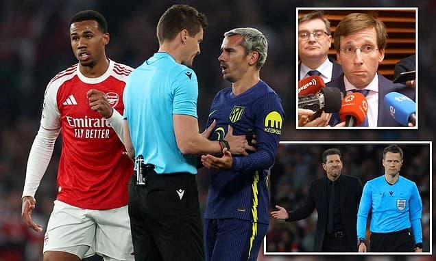 Madrid's mayor makes incredible CORRUPTION claims about Arsenal's Champions League semi-final win -