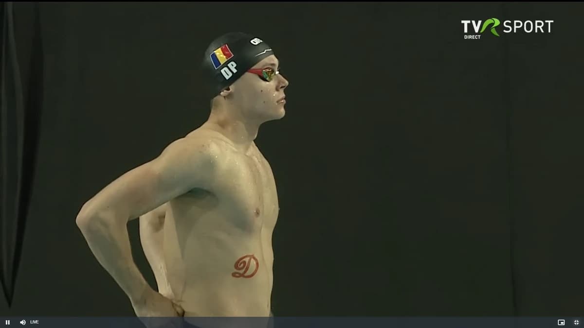 Maestru: David Popovici n-a avut adversar în finala de la 200 m liber, la Campionatele Naționale » „