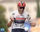 Magnier snatches stage 18 bunch sprint to seal hat-trick of Giro d’Italia wins