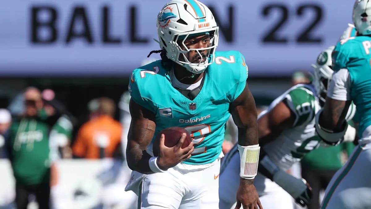 Malik Willis, Dolphins fend off Jets late to pick up first win of the season
