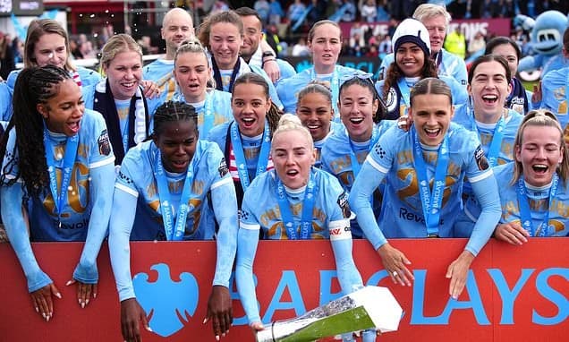 Man City claim their first Women's Super League title in a decade - but history-making forward faces