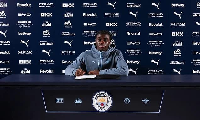 Man City complete £10m Jeremy Monga deal - after beating Arsenal to 17-year-old Leicester star: WIND