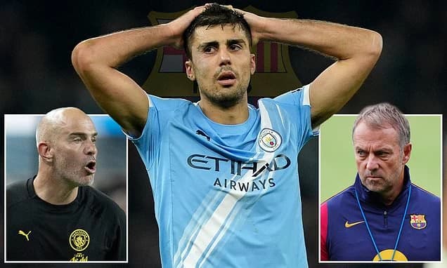 Man City name their price for Rodri as Barcelona look to pip bitter rivals Real Madrid to land Spain