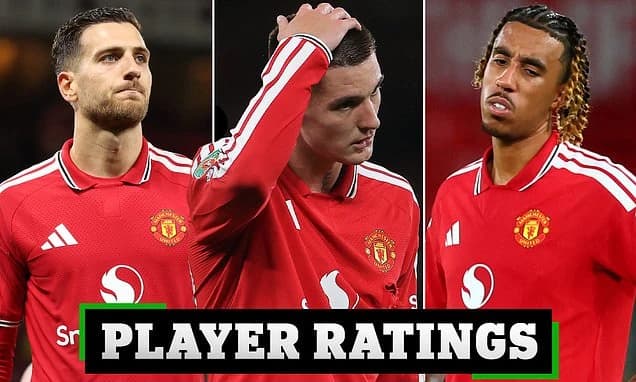 Man United 2-3 Brighton PLAYER RATINGS: Which player endured a 'very difficult night'? Who did himse
