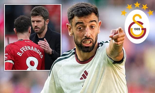 Man United stand firm on captain Bruno Fernandes' transfer stance as Galatasaray 'prepare stunning D