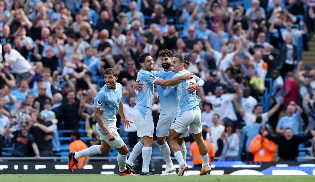 Manchester City, victorie dramatică în prelungiri cu Bournemouth! Fundașii l-au salvat pe Maresca