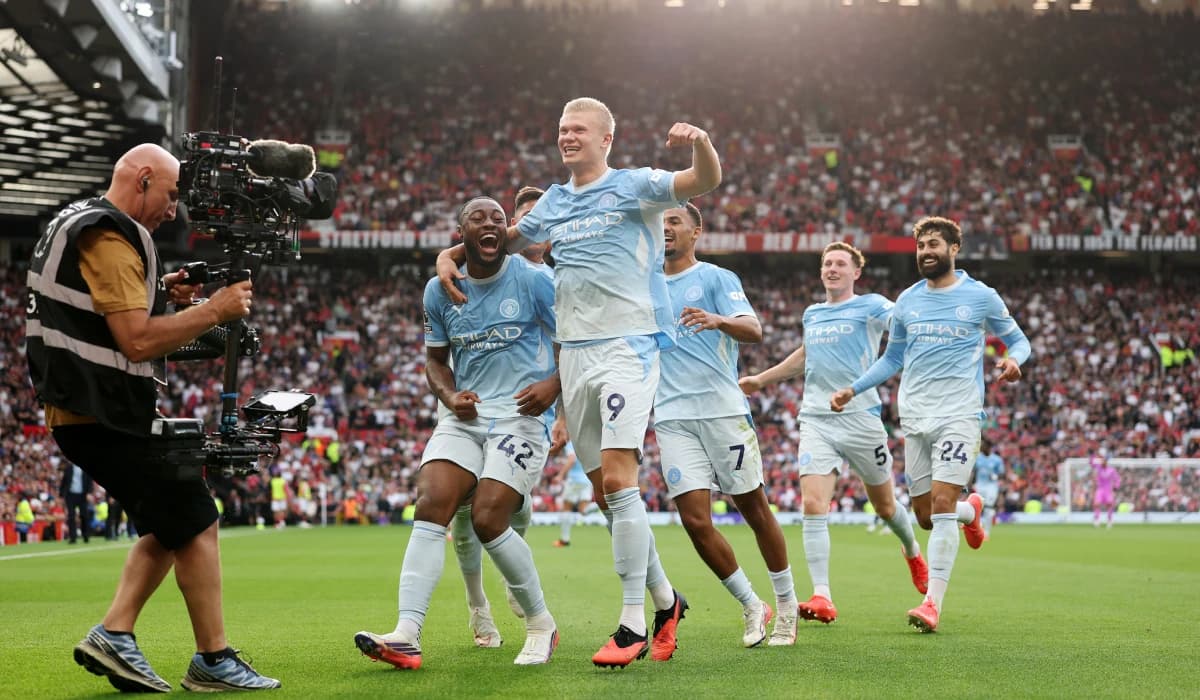 Manchester United – Manchester City 0-1. „Cetățenii” se impun în inferioritate numerică! Erling Haal