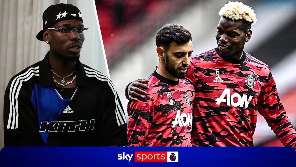 Manchester United: Paul Pogba says Bruno Fernandes would be top three in the Ballon d'Or if at Man C