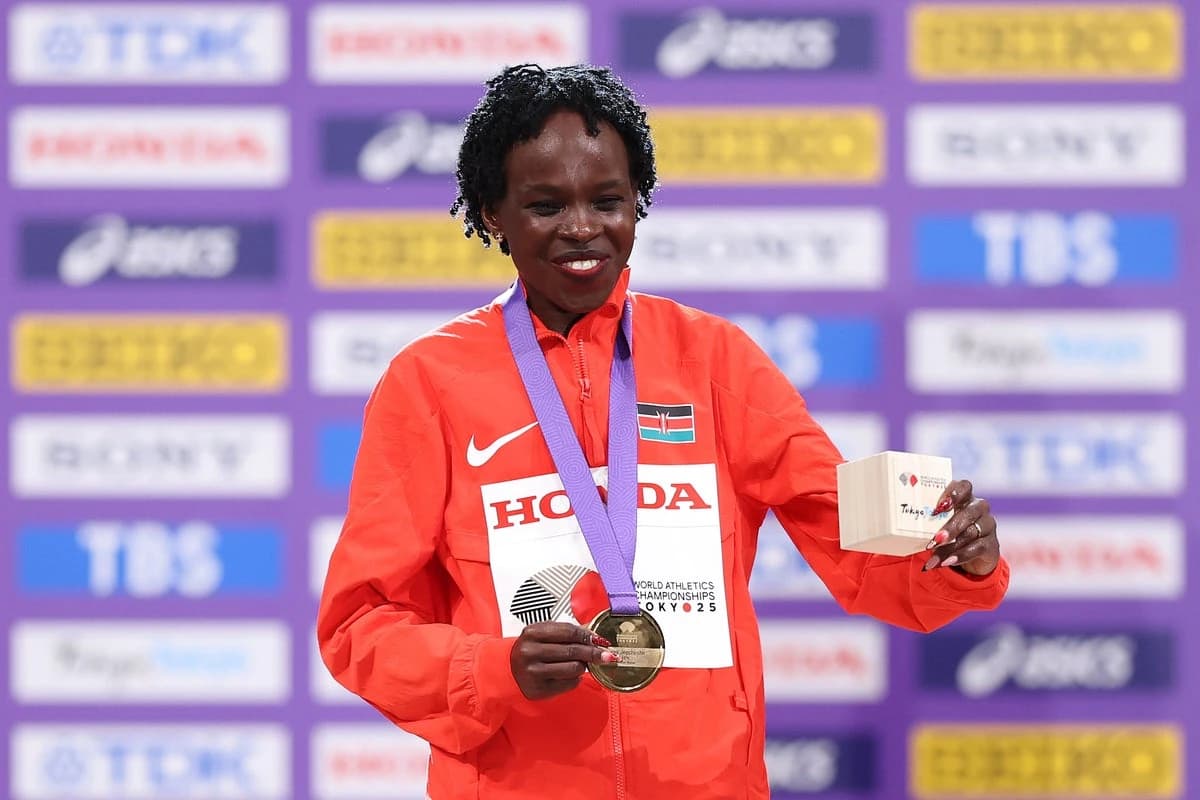 Marathon world champion Peres Jepchirchir suspended after positive EPO test