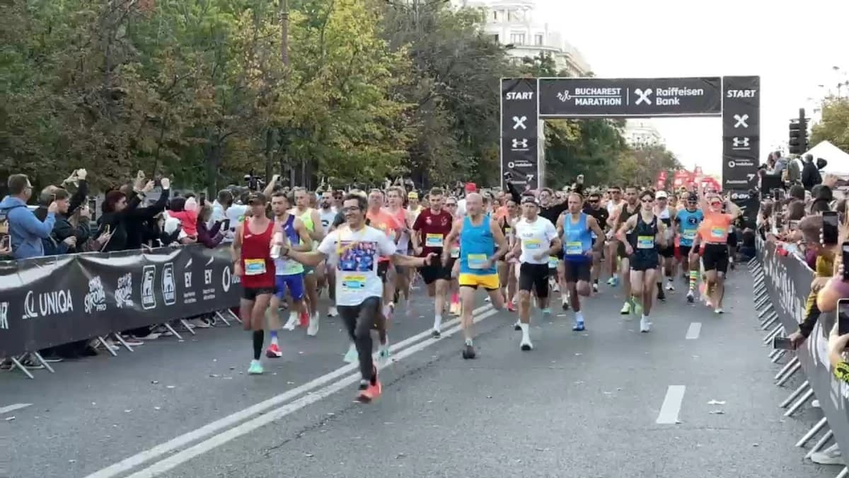 Maratonul București 2026 aduce peste 12.500 de alergători la start. Cursa de 10 km, cea mai populară