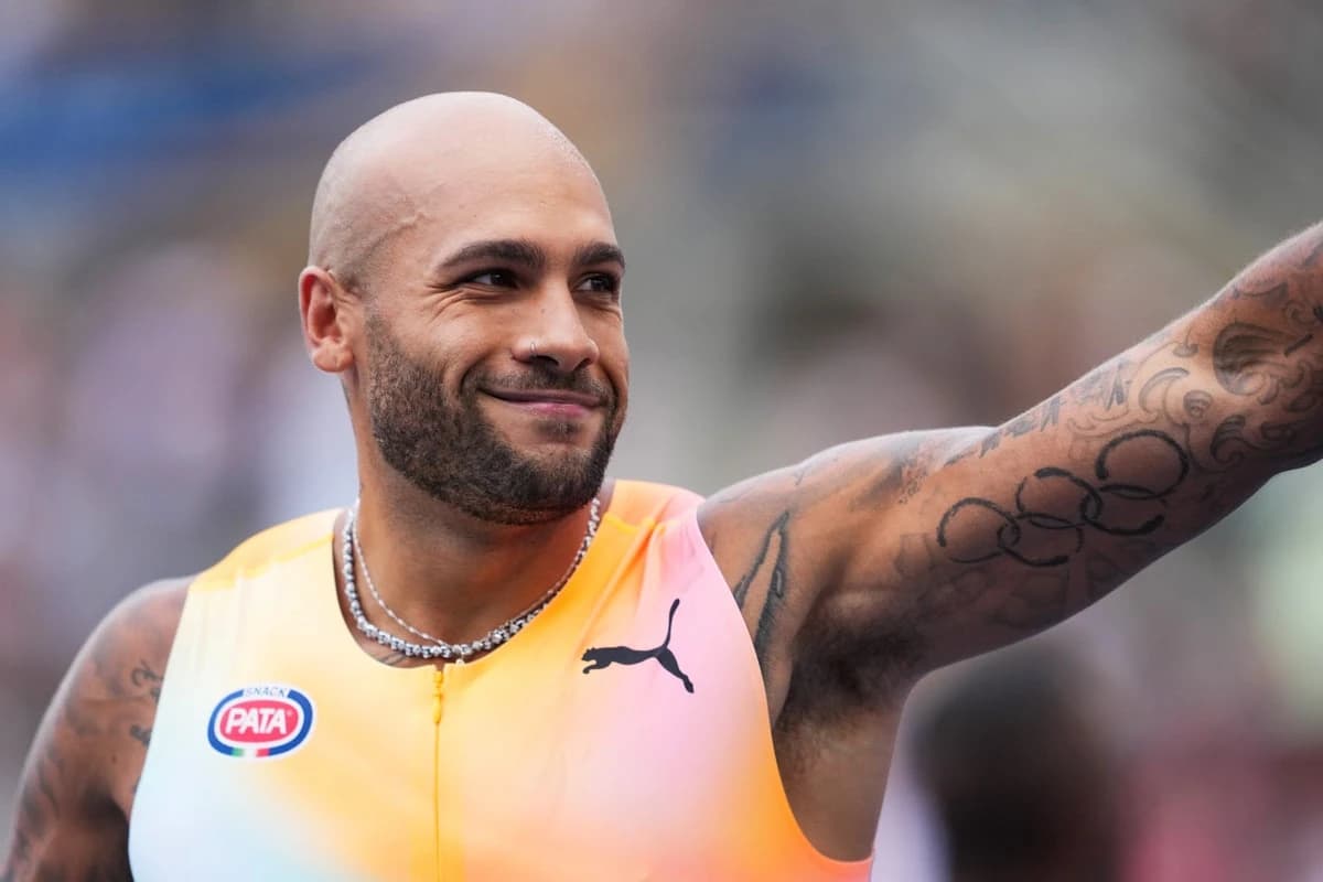 Marcell Jacobs runs third fastest 100m time in history – but it won’t count in record books