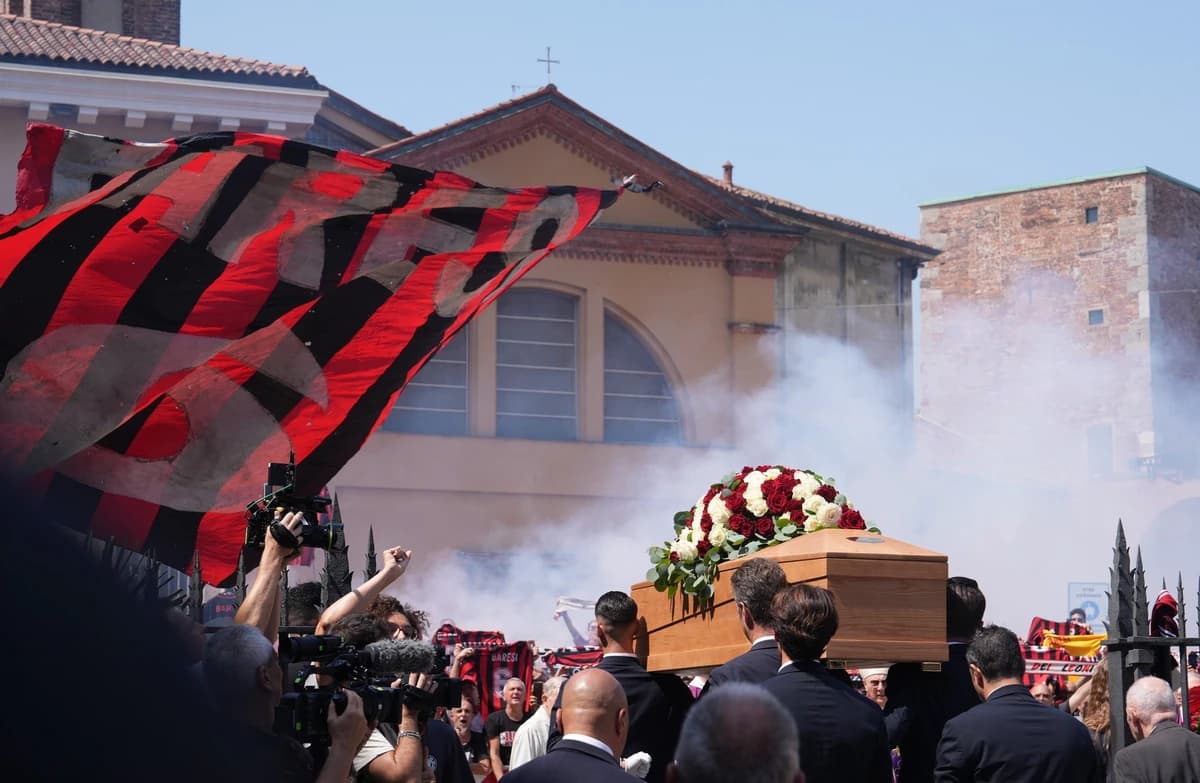 Marele Franco Baresi a fost înmormântat! Legendele care au fost prezente