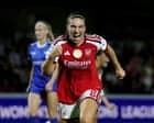 Mariona Caldentey penalty provides late WCL relief for Arsenal against Køge