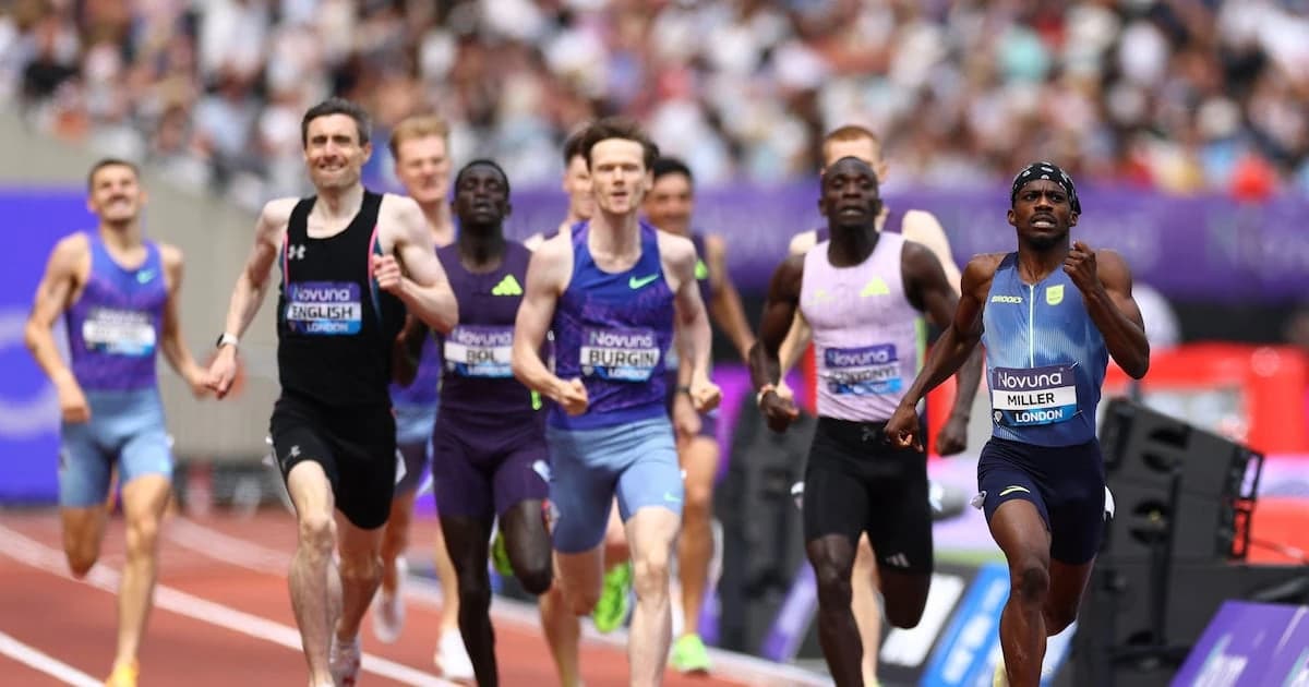 Mark English shines at the Diamond League meet in London to produce a career-best 800m performance