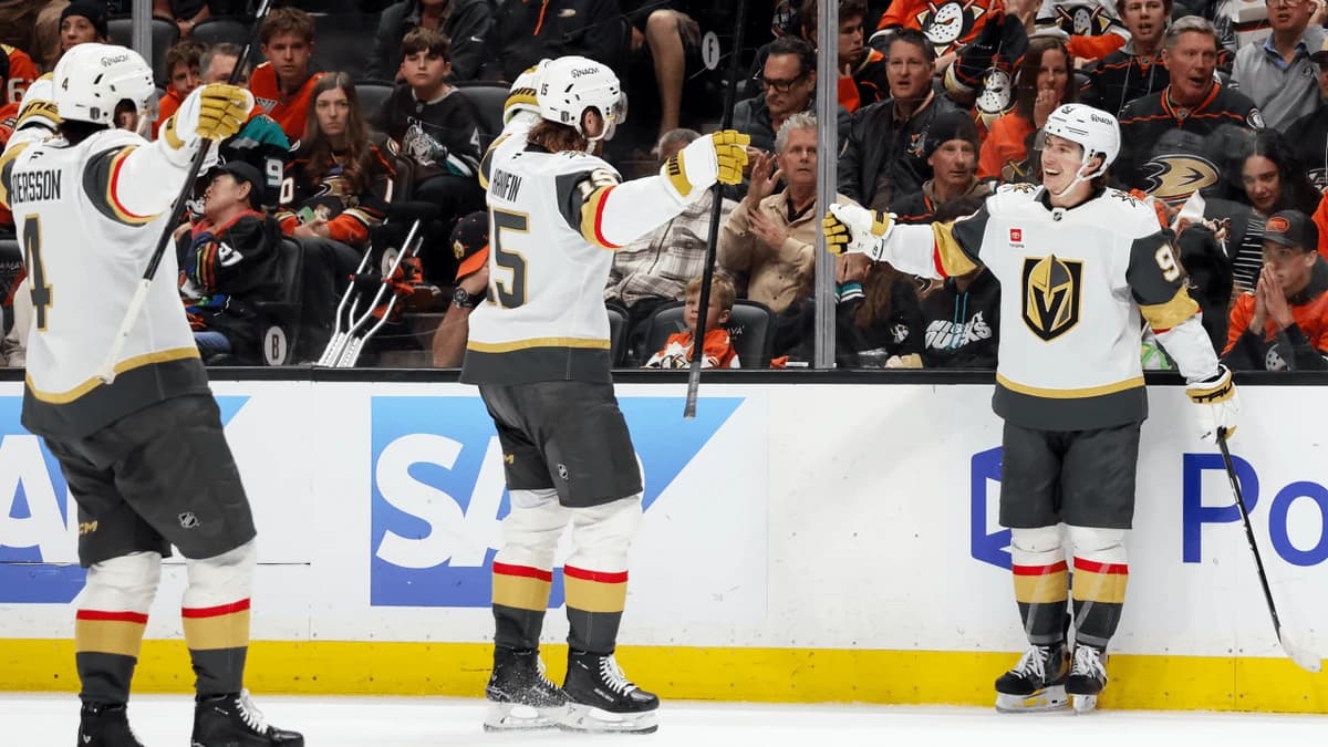 Marner has natural hat trick, Golden Knights top Ducks in Game 3 of West 2nd Round