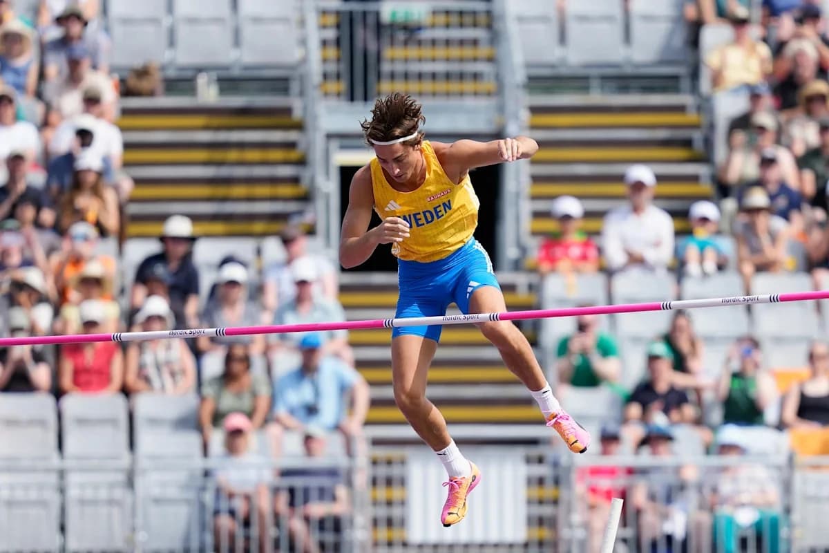 Married man 'Mondo' Duplantis says trying for pole vault records 'like the cherry on top'
