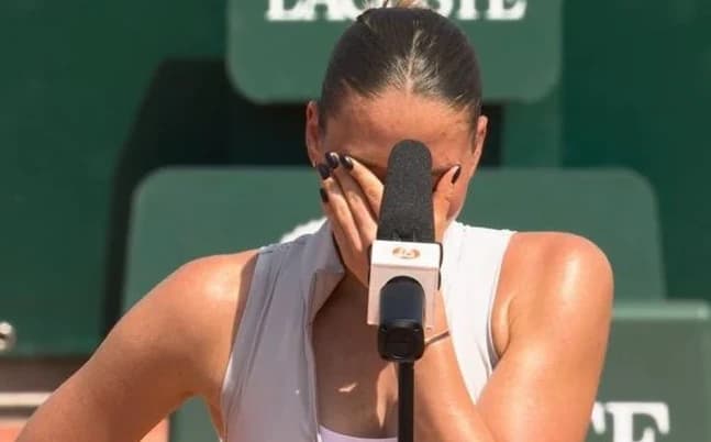 Marta Kostyuk a plâns pe teren la Roland Garros: ”O rachetă a căzut aproape de casa părinţilor mei!”