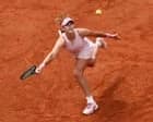Marta Kostyuk v Mirra Andreeva: French Open 2026, women’s semi-finals – live