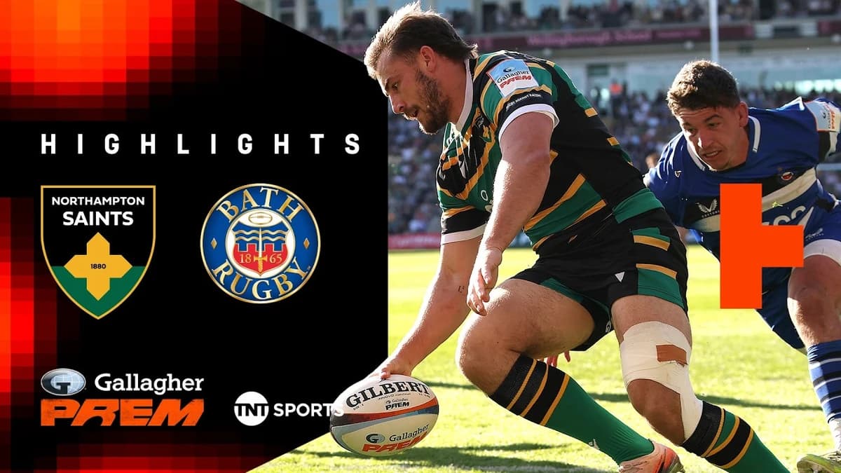 Match Highlights: Northampton Saints v Bath Rugby | Gallagher PREM Round 14