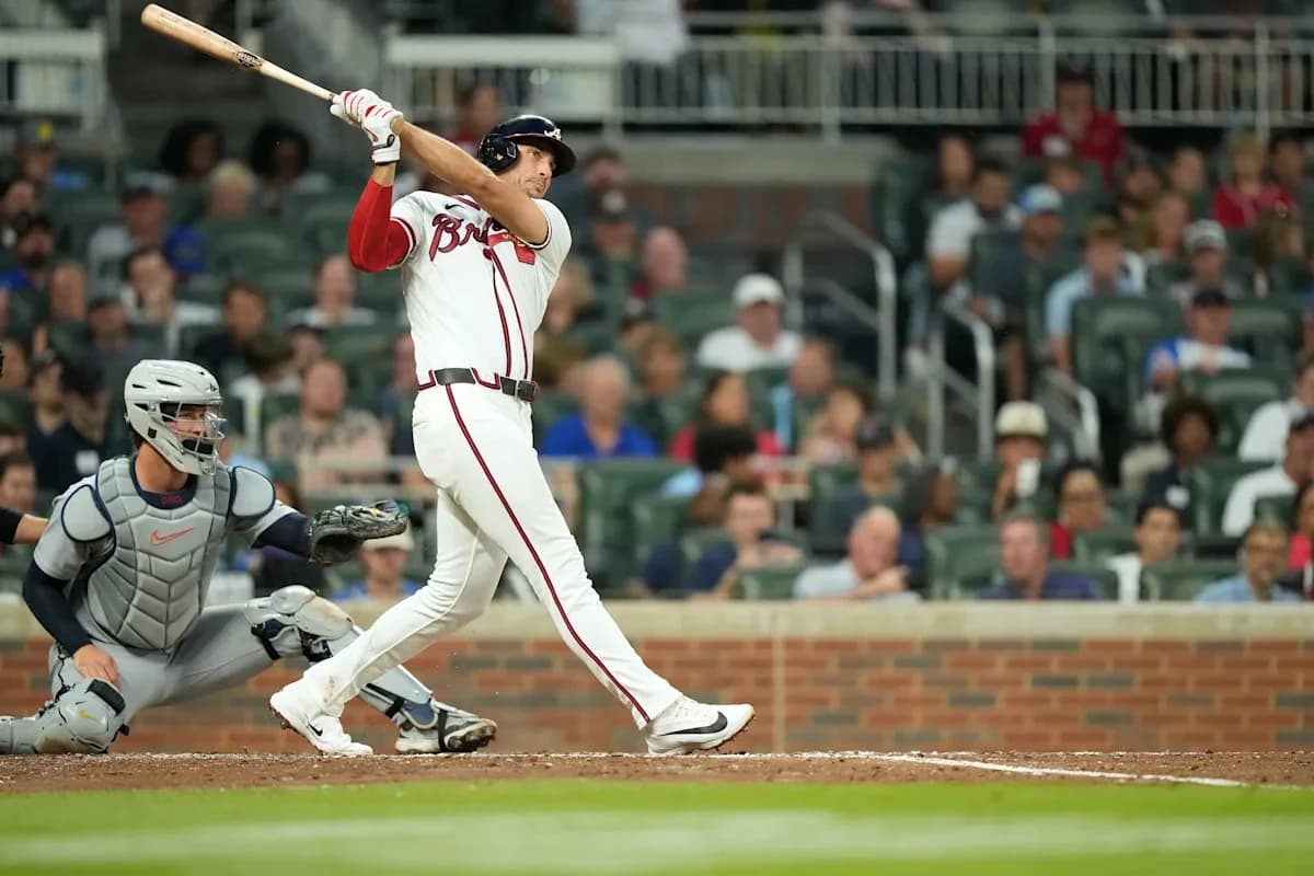 Matt Olson's 2-run homer in the ninth gives the Braves 4-3 win over the Tigers