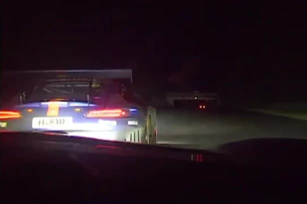 Max Verstappen makes contact with team-mate at 170mph during scary Nurburgring 24 Hours incident