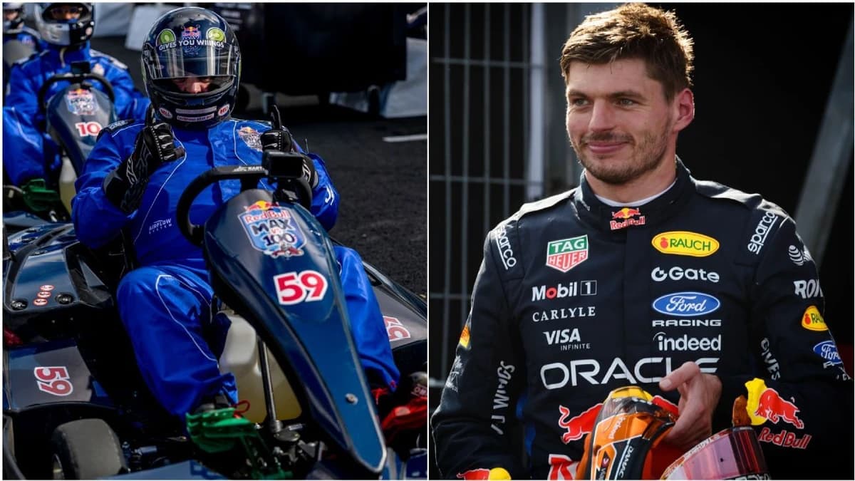 Max vs 100: Can an amateur really beat Verstappen in a go-kart race?