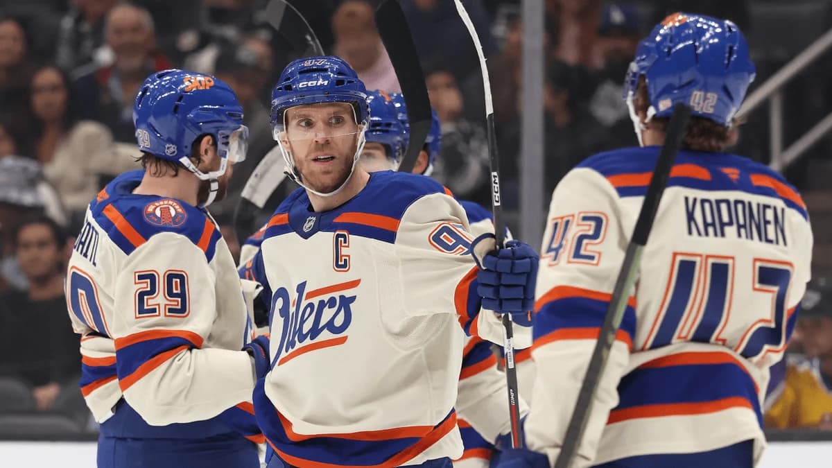 McDavid gets four points, Oilers defeat slumping Kings