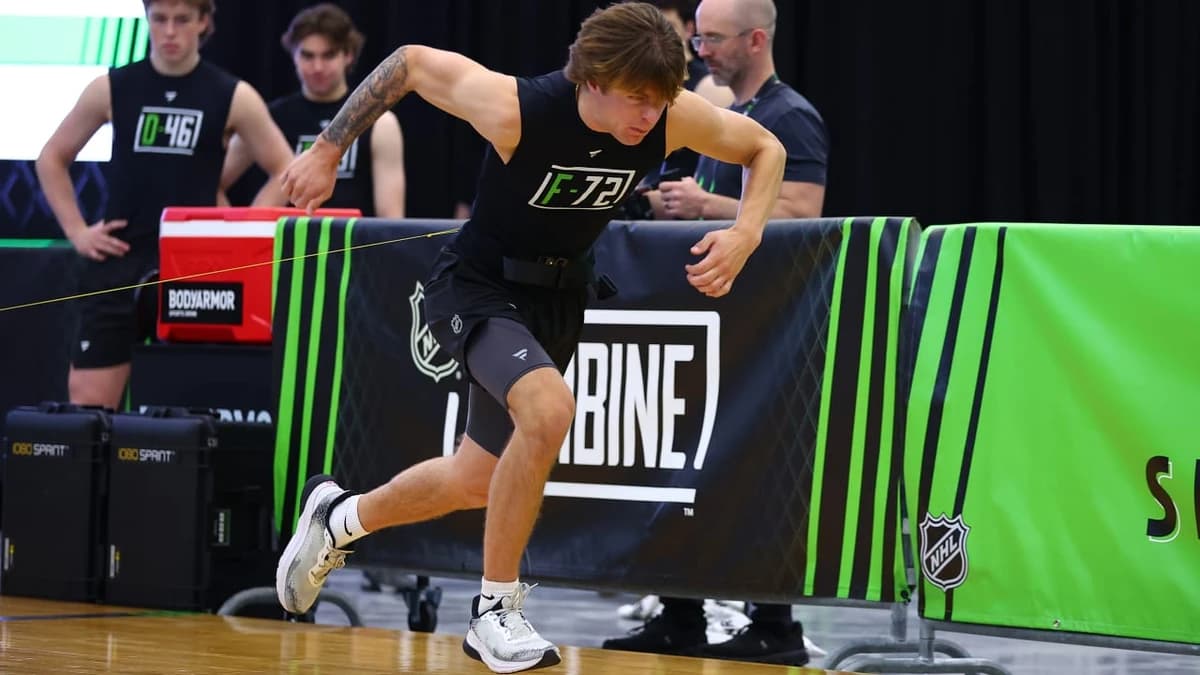 McKenna among top performers in fitness testing at NHL Scouting Combine