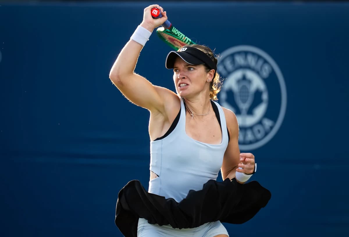 McNally reels in, then races away from Wimbledon champion Noskova
