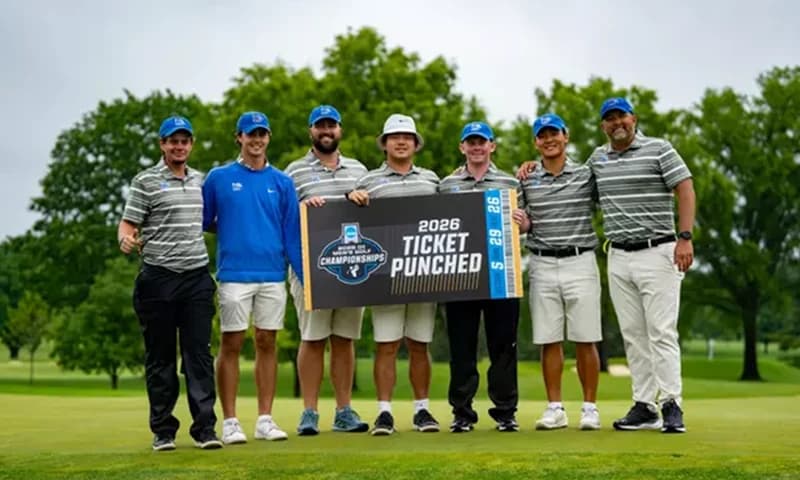 Memphis Advances to NCAA Men's Golf Championship; Morneau Finishes as Regional Runner-Up