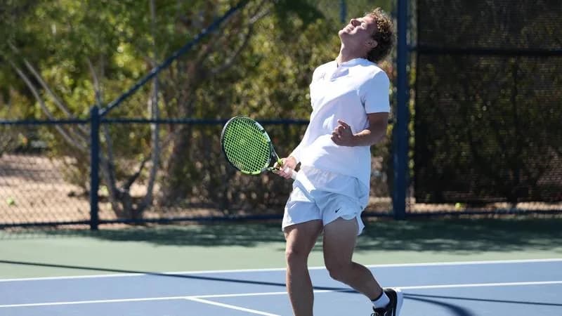 Men’s Tennis Advances to MW Semifinals with 4-0 Sweep of Nevada