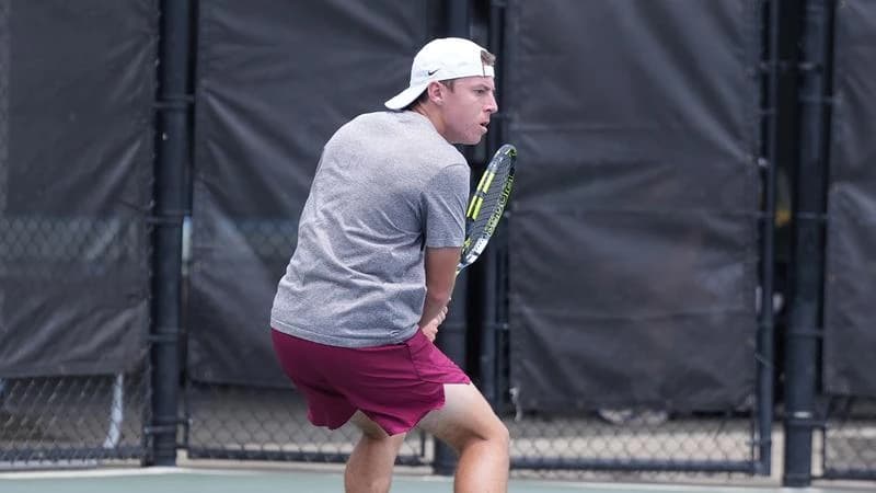 Men’s Tennis Falls to Saint Joseph’s at A-10 Championships