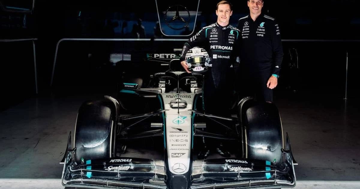 Mercedes development driver Joshua Dürksen becomes first Paraguayan to drive modern Formula 1 car