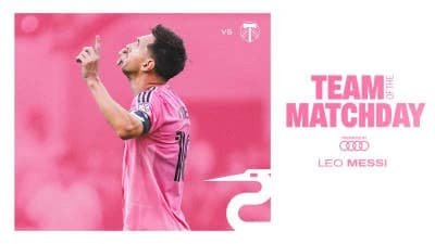Messi Named to MLS Team of the Matchday