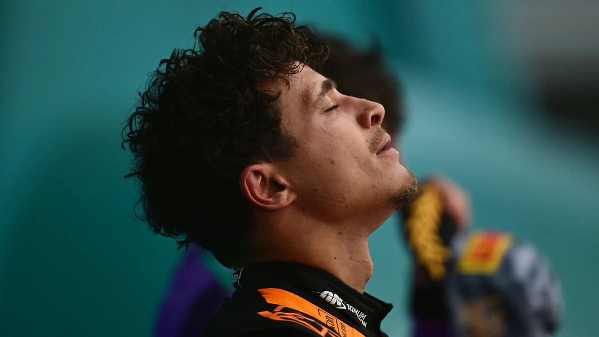 Miami GP: Lando Norris rues McLaren strategy after losing out to Kimi Antonelli in battle for victor