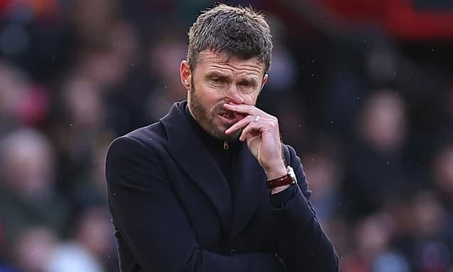 Michael Carrick insists he was NOT waving an emotional farewell to fans after Man United's humiliati