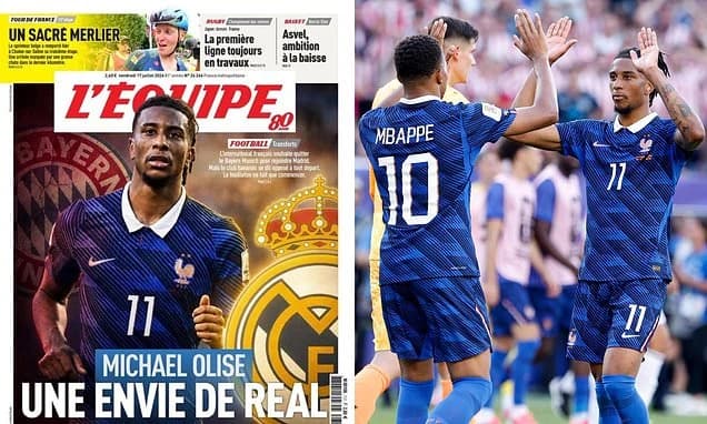 Michael Olise 'obsessed' with joining Real Madrid as Bayern Munich star 'gathers information' from h