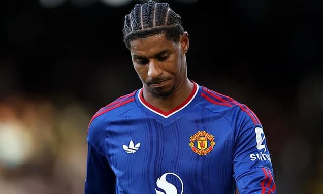 Michael Owen claims 'glum-faced' Marcus Rashford is Man United's 'weak link' following 1-1 draw at F