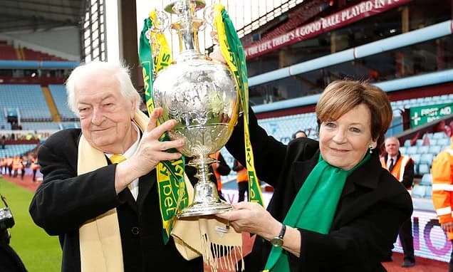Michael Wynn Jones dead at 85: Delia Smith's husband passes away as Norwich lead tributes to their f