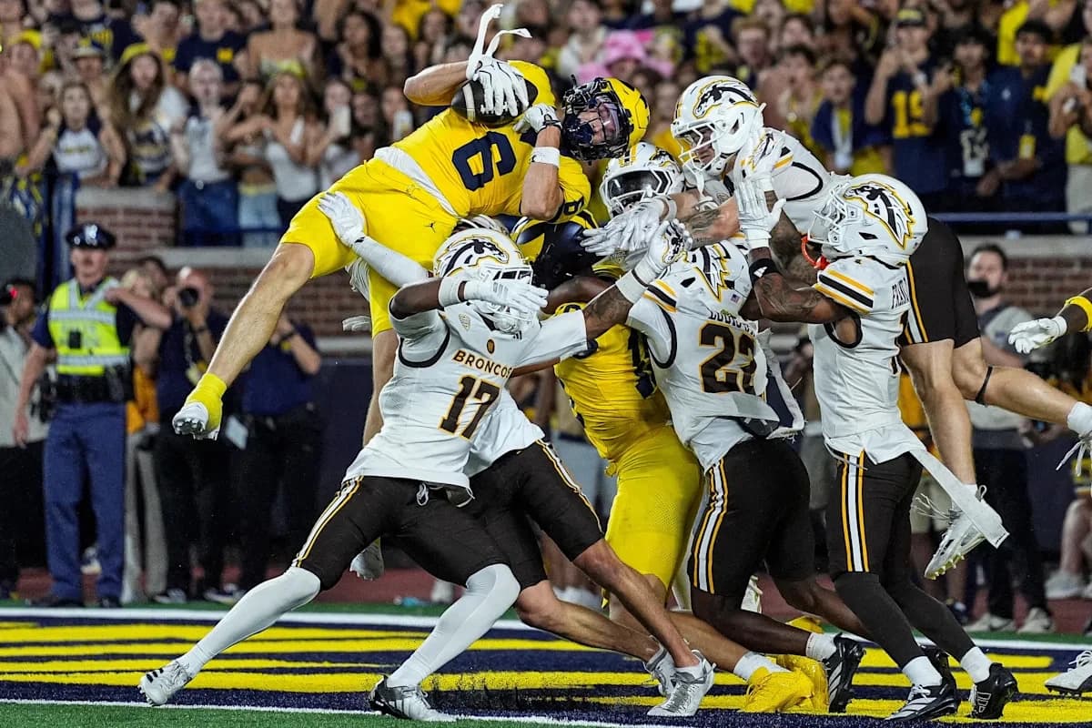 Michigan football Hail Mary winner questioned as time appeared to run out