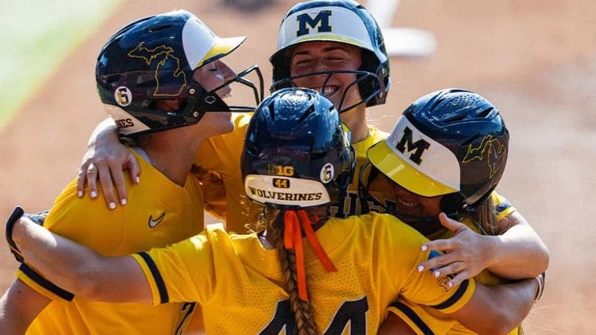 Michigan softball wins twice to remain alive in NCAA Tournament
