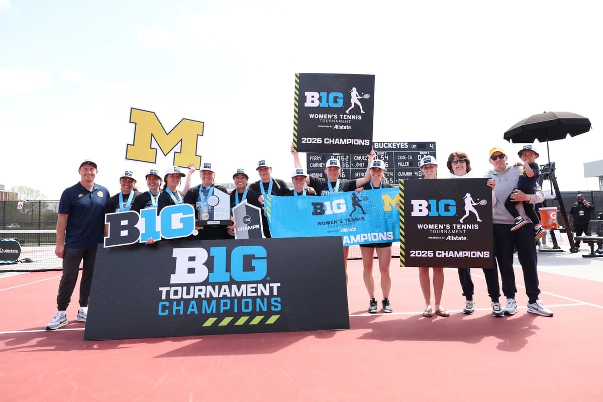 Michigan Wins 2026 Big Ten Women’s Tennis Tournament Championship