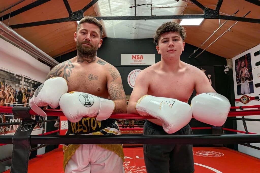 Middleton father and son prepare to share Leeds boxing show limelight