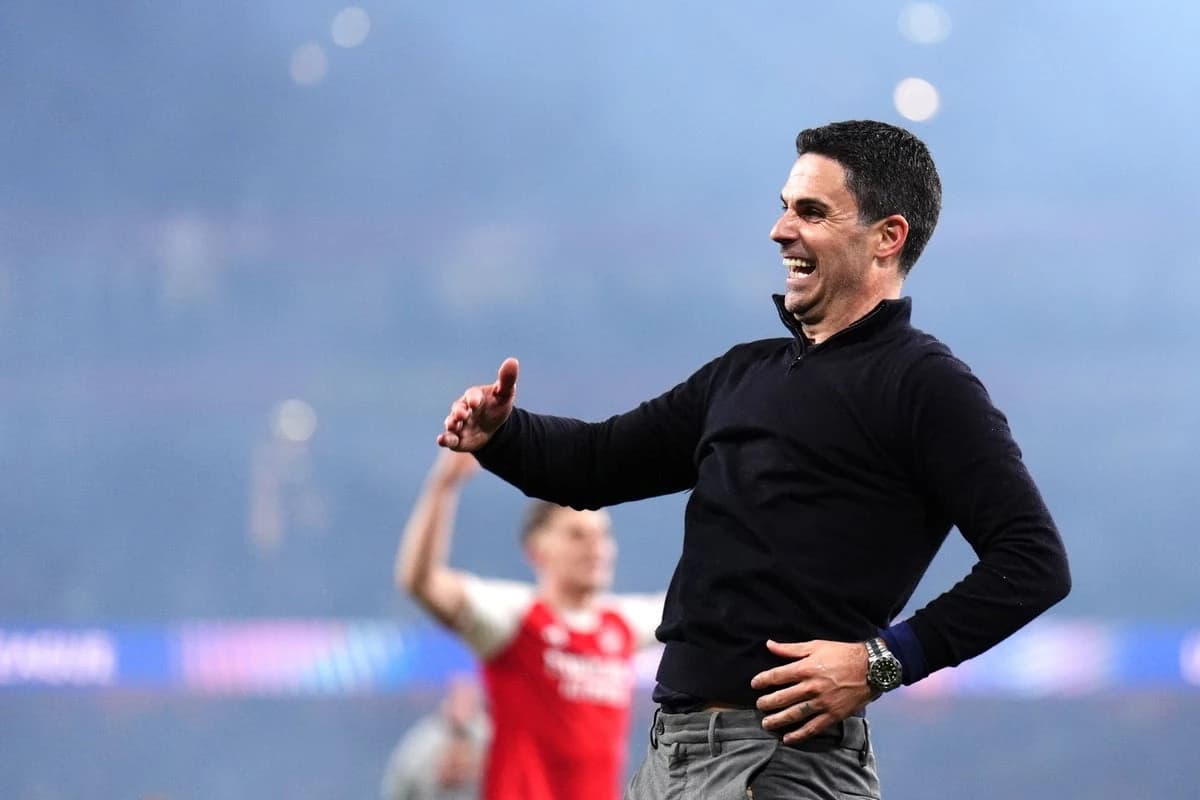 Mikel Arteta responds to criticism of Arsenal’s Champions League celebrations