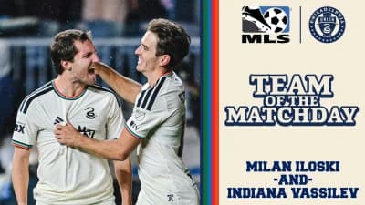 Milan Iloski and Indiana Vassilev Named to MLS Team of the Matchday for Matchday 28