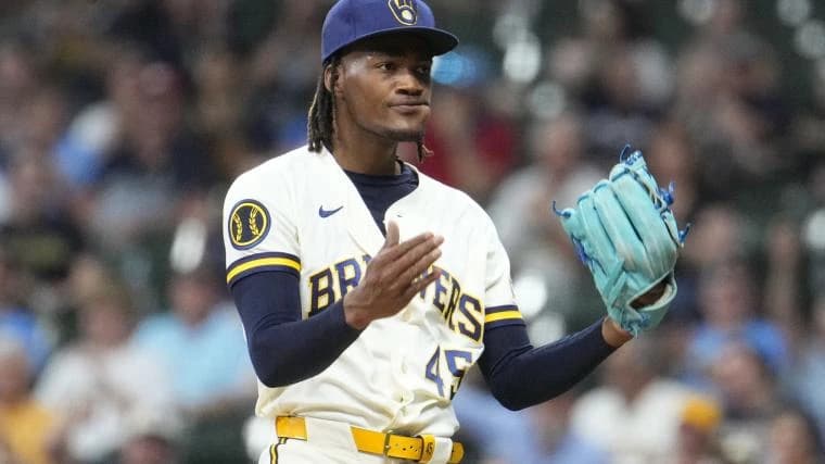 Milwaukee Brewers pitcher Abner Uribe suspended after hitting WWE-style crotch-chop as strikeout cel