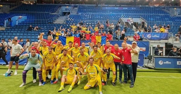 Minifotbal: România victorie cu Anglia (1-0), la EURO 2026