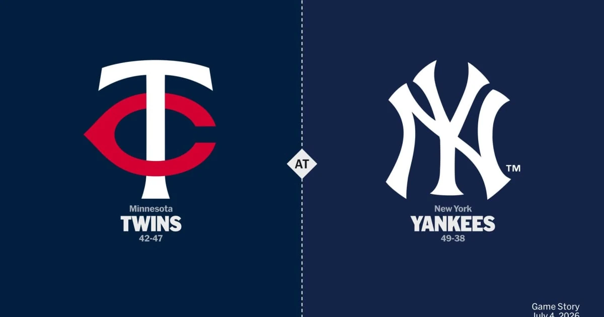 Minnesota Twins at New York Yankees Game Story, Scores/Highlights - 07/04/2026